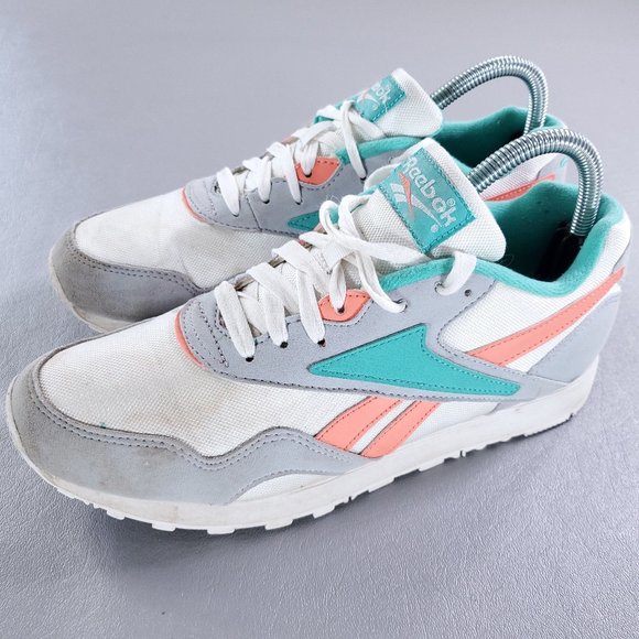 Reebok Shoes - Reebok Rapide Suede Running Shoes Womens 8 Low Top Mesh Gym Training Sneakers
